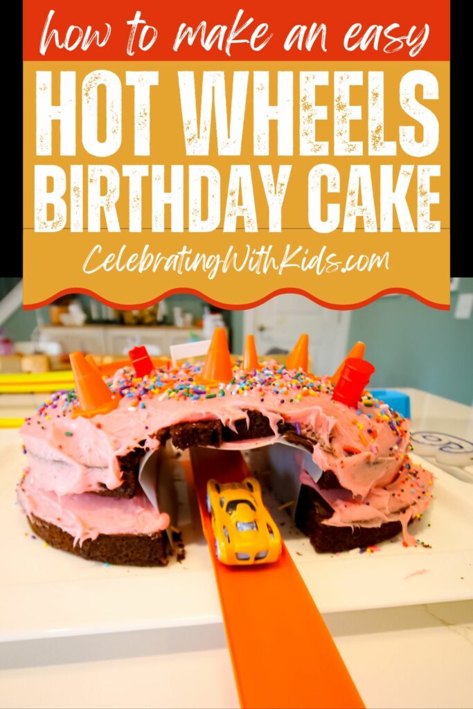 Hot wheels birthday cake