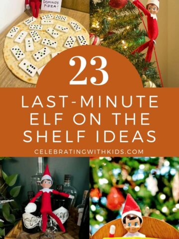 last minute elf on a shelf ideas