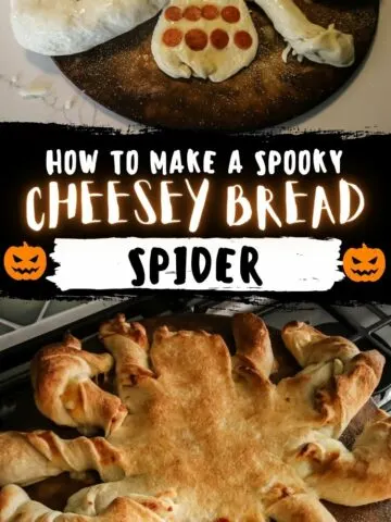 spider cheese bread