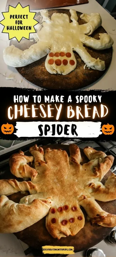 spider cheese bread