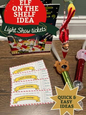 elf on the shelf light show tickets