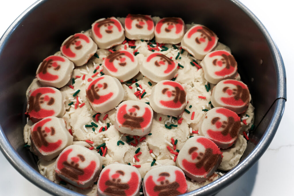 how to make a christmas cookie cake