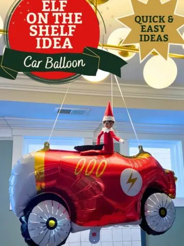 Elf on the shelf car balloon