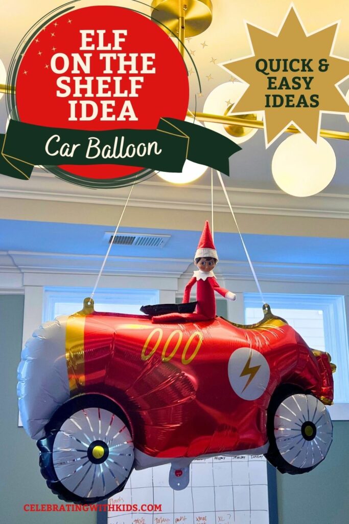 Elf on the shelf car balloon