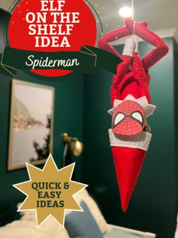 elf on the shelf spiderman