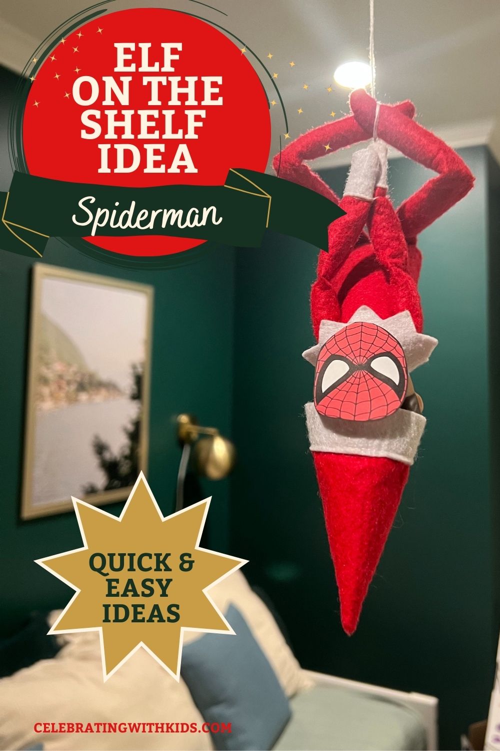 elf on the shelf spiderman