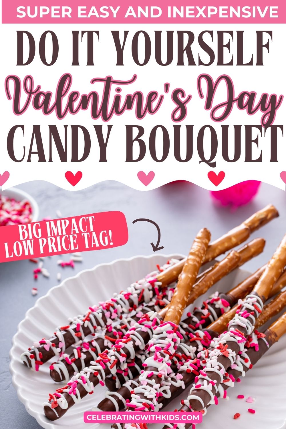 how to make a valentines day candy bouquet