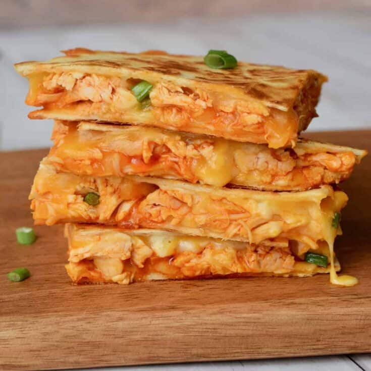 Image for Easy Buffalo Chicken Quesadillas