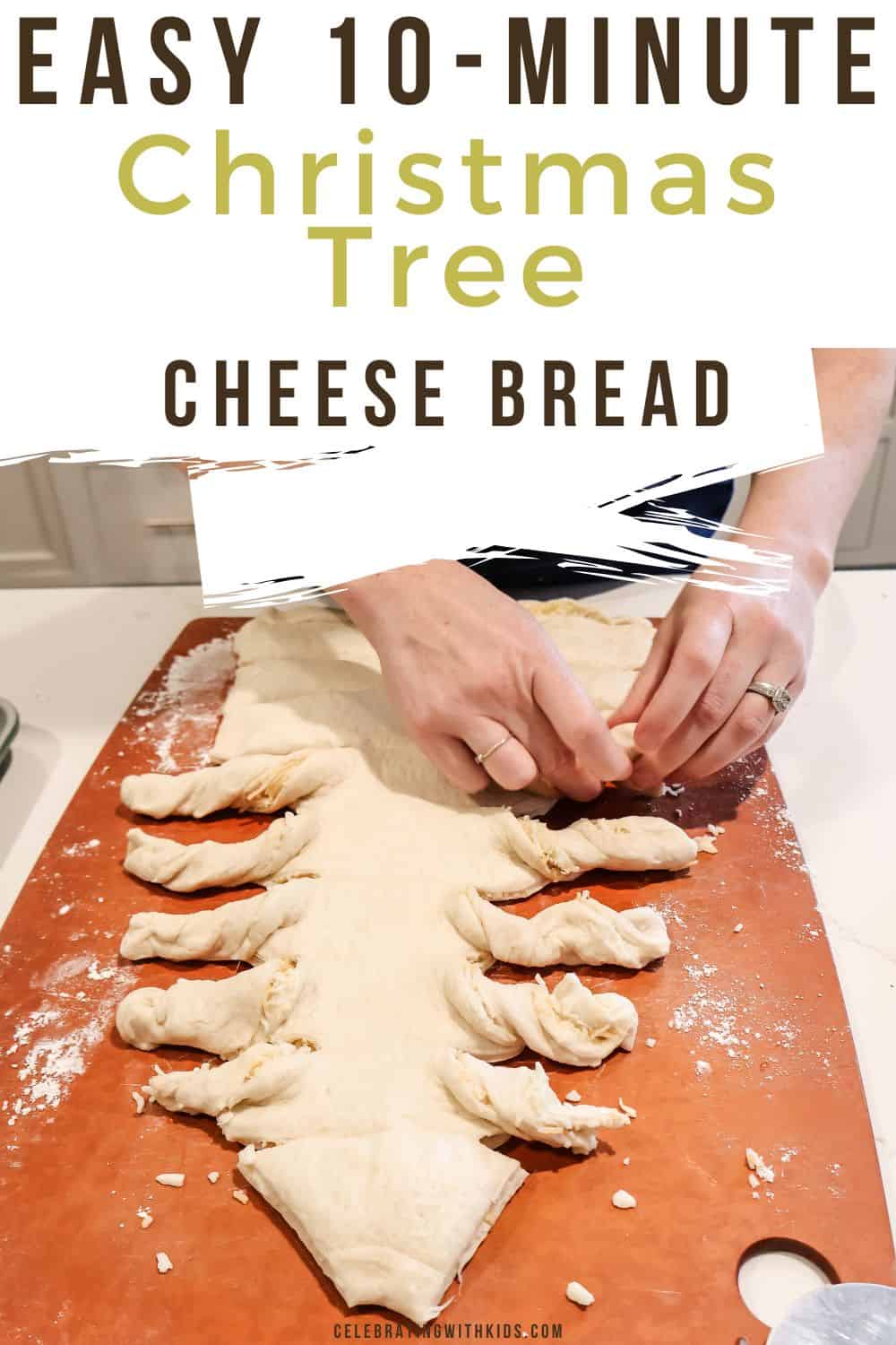 Easy Christmas Tree Cheese Bread Recipe