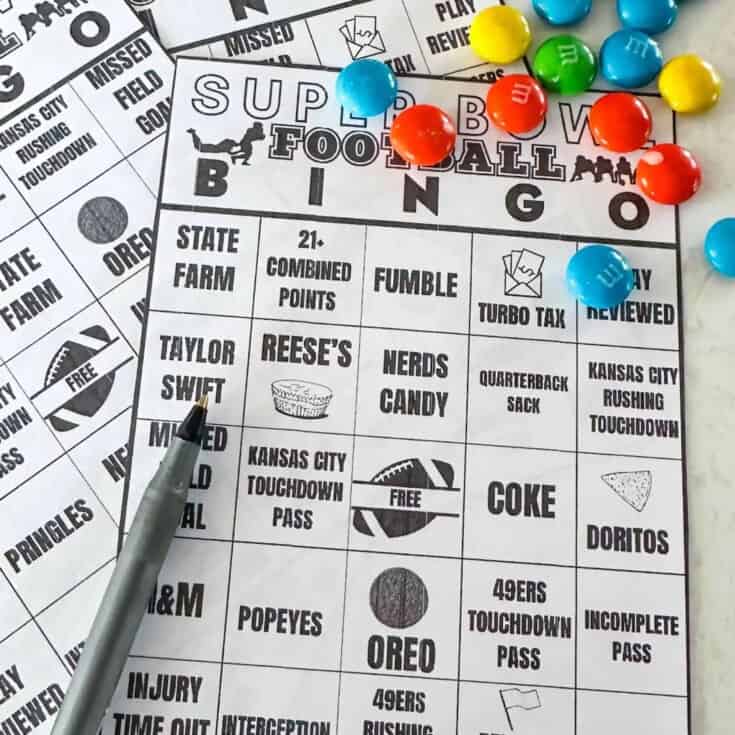 Image for Super Bowl Bingo Cards