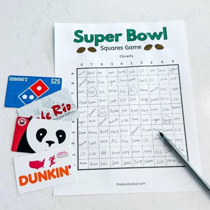 Image for Super Bowl Squares Game