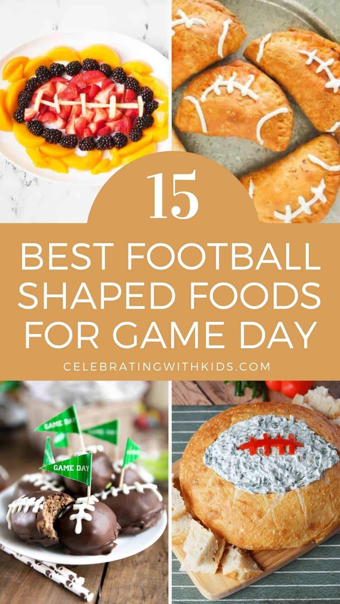 best football shaped foods