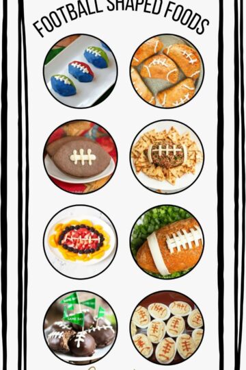 best football shaped foods