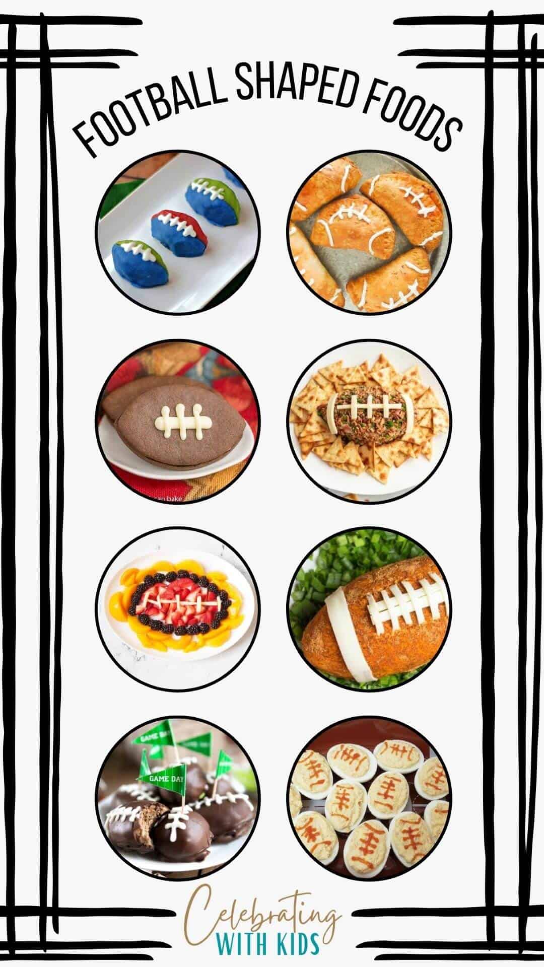 best football shaped foods