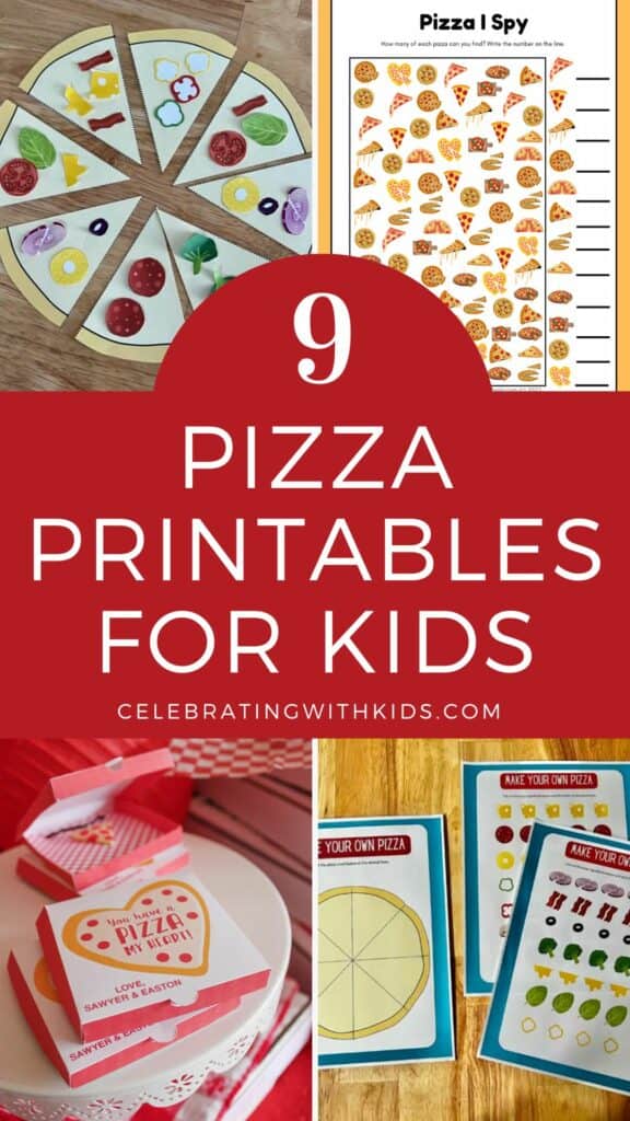 easy pizza printables for kids