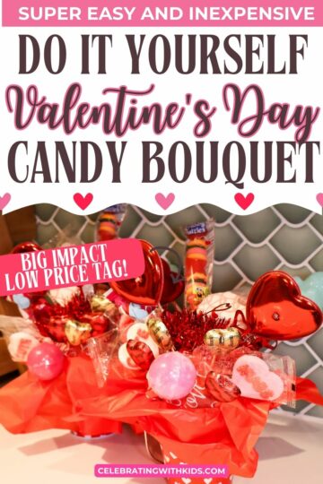 how to make a valentines day candy bouquet