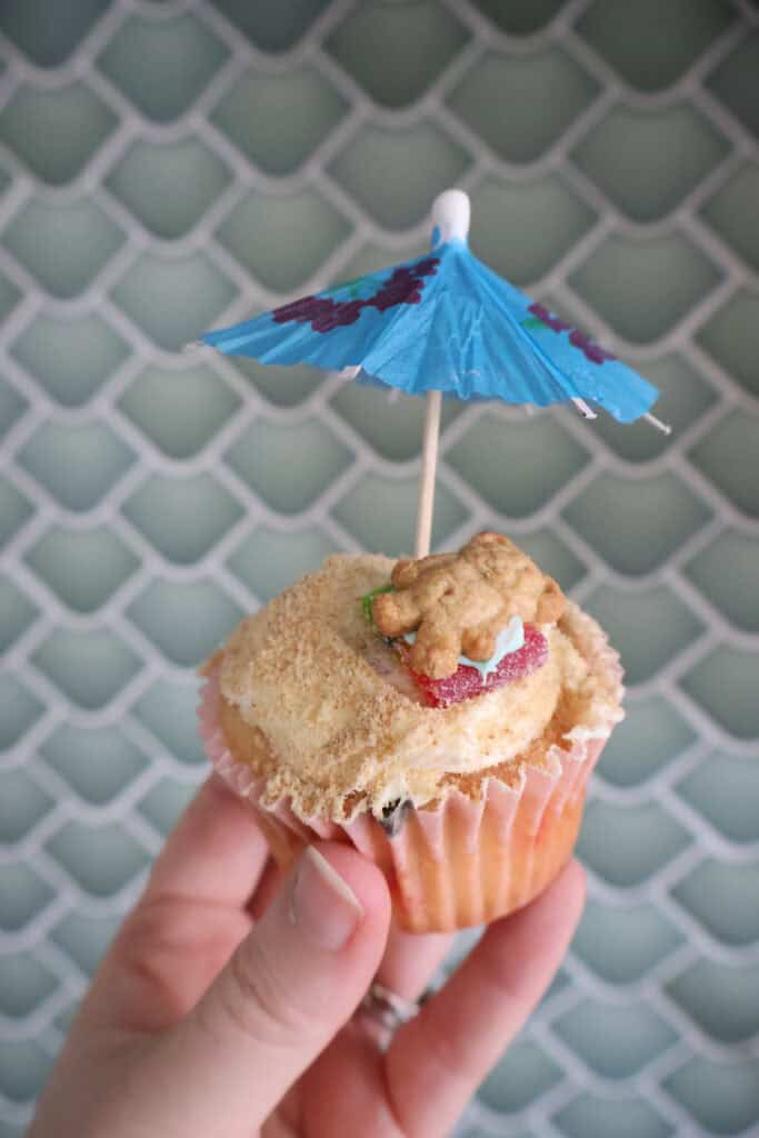 How to make beach cupcakes