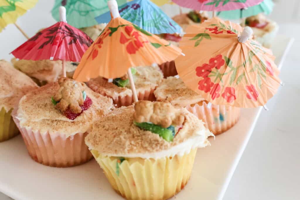 beach cupcakes