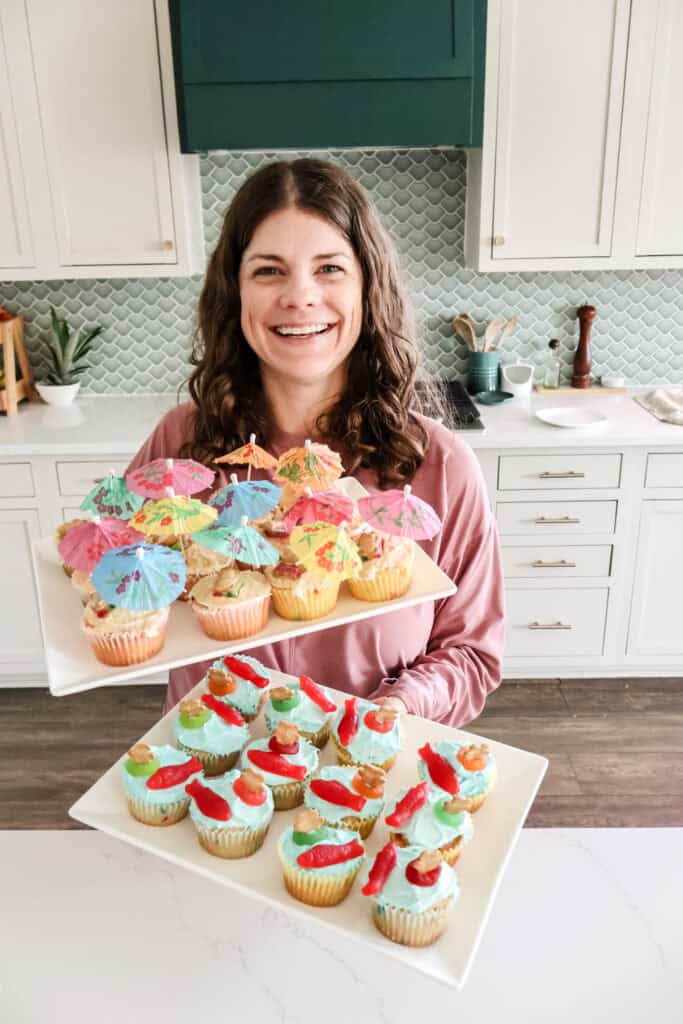 beach cupcakes