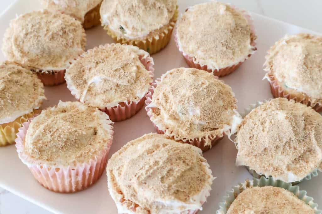 How to make beach cupcakes