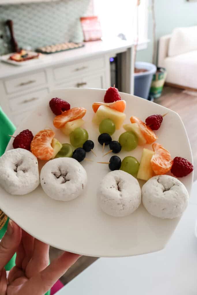 rainbow fruit skewers