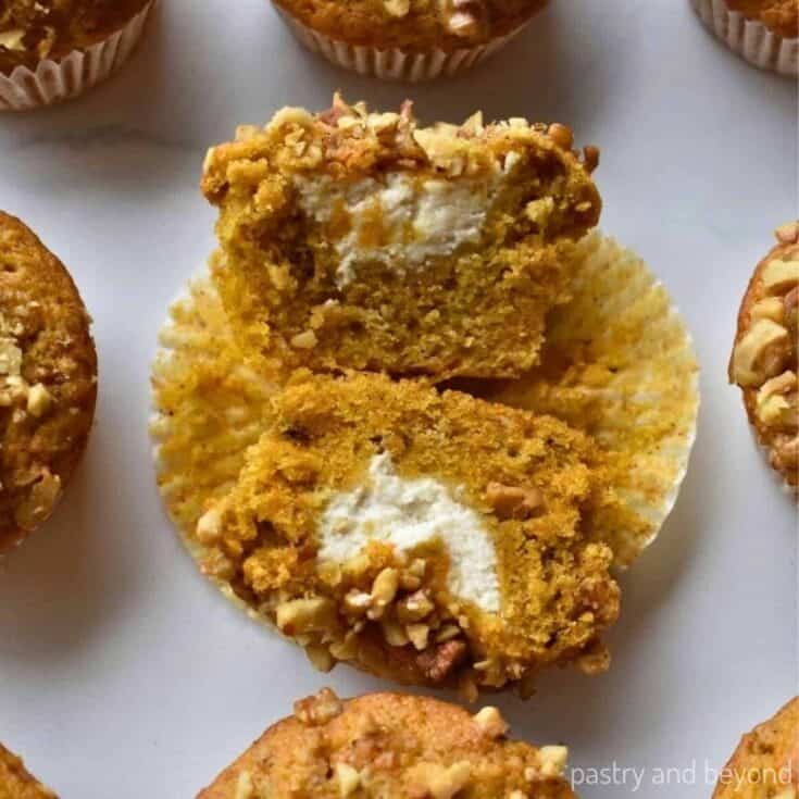 Image for Carrot Cake Muffins with Cream Cheese Filling