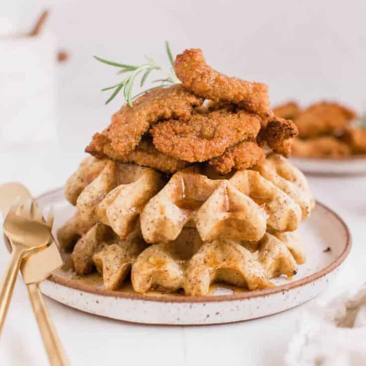 Image for Vegan Chicken and Waffles