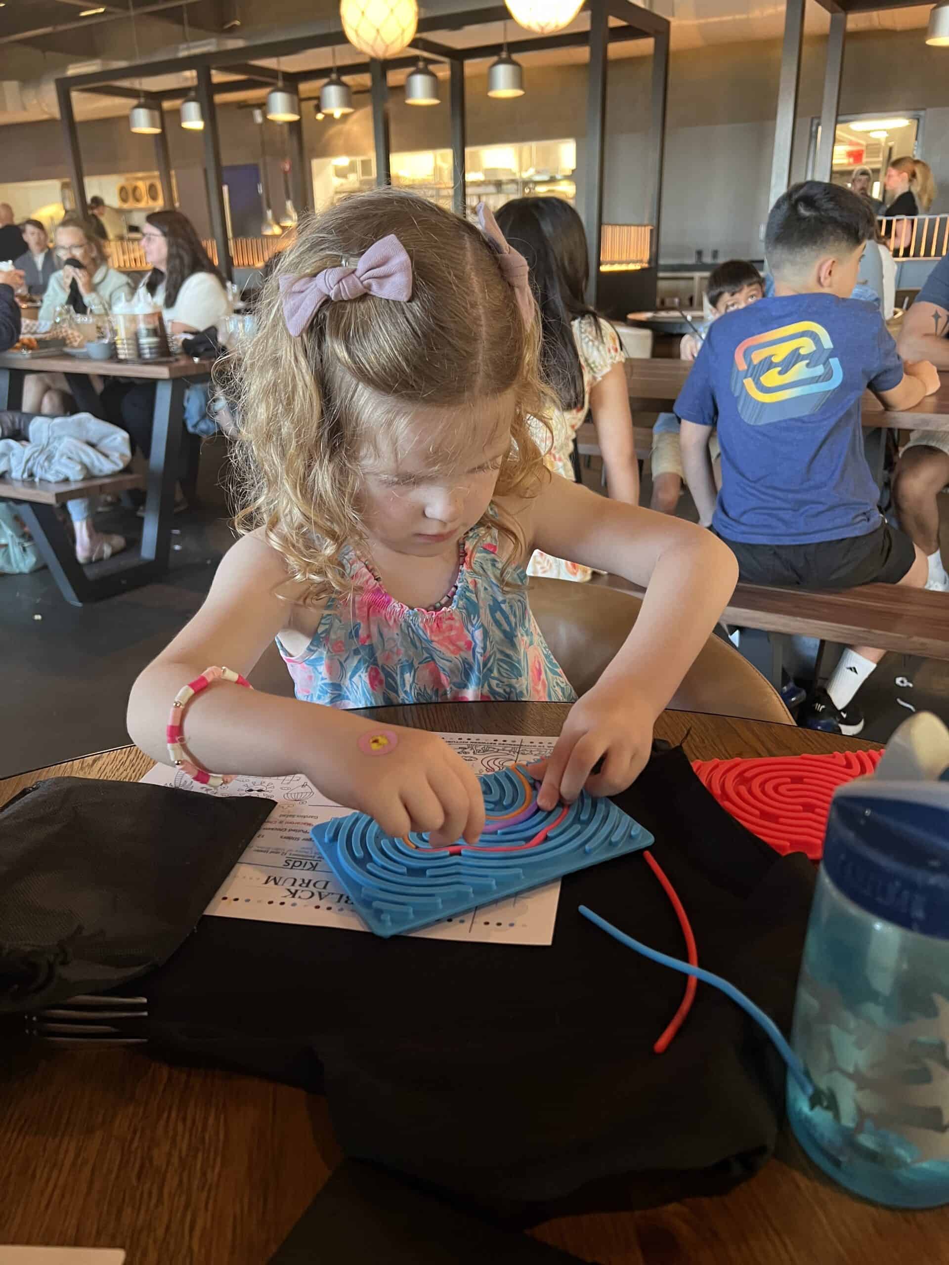 sensory toy in a busy bag