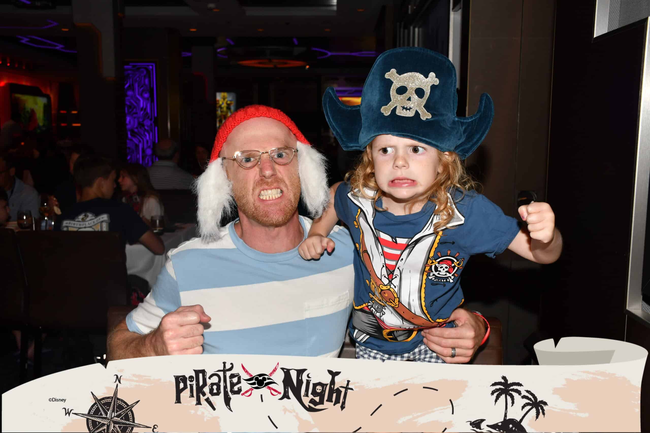 pirate night on the disney treasure cruise
