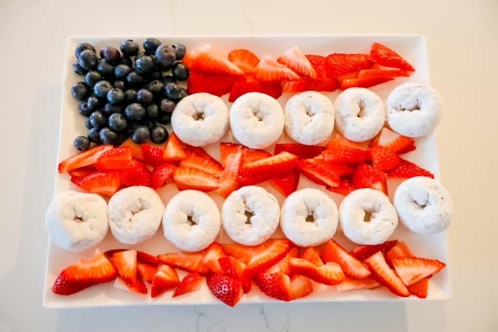 Easy American Flag Breakfast Tray