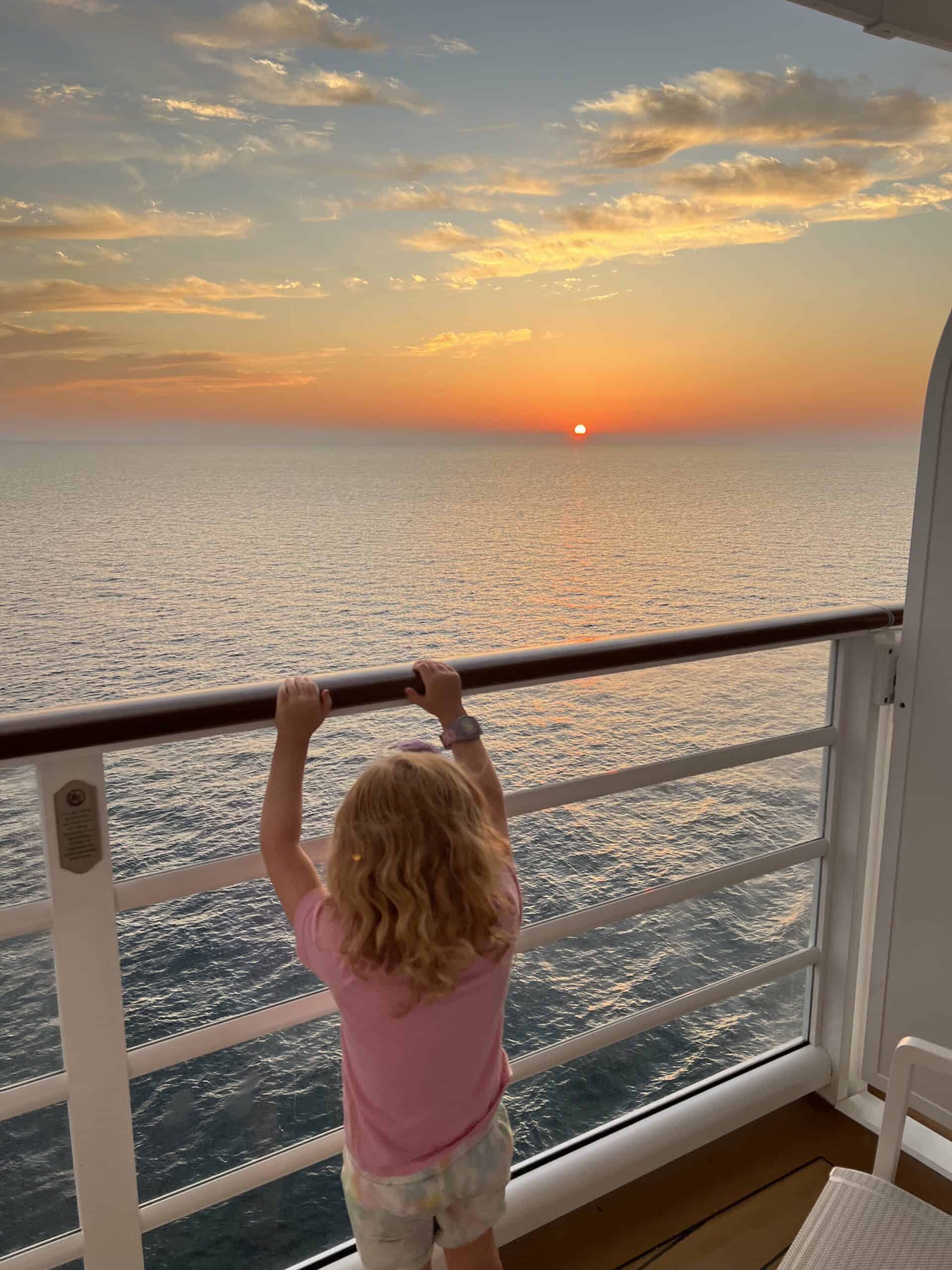 verandah on the disney treasure