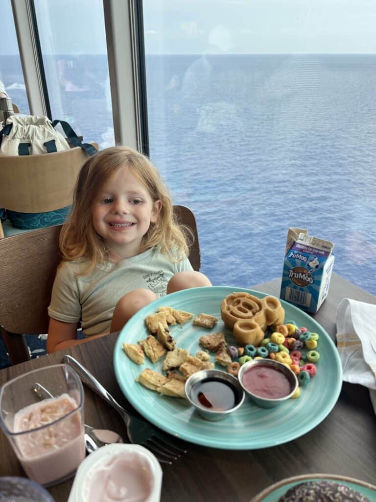 breakfast on the disney treasure