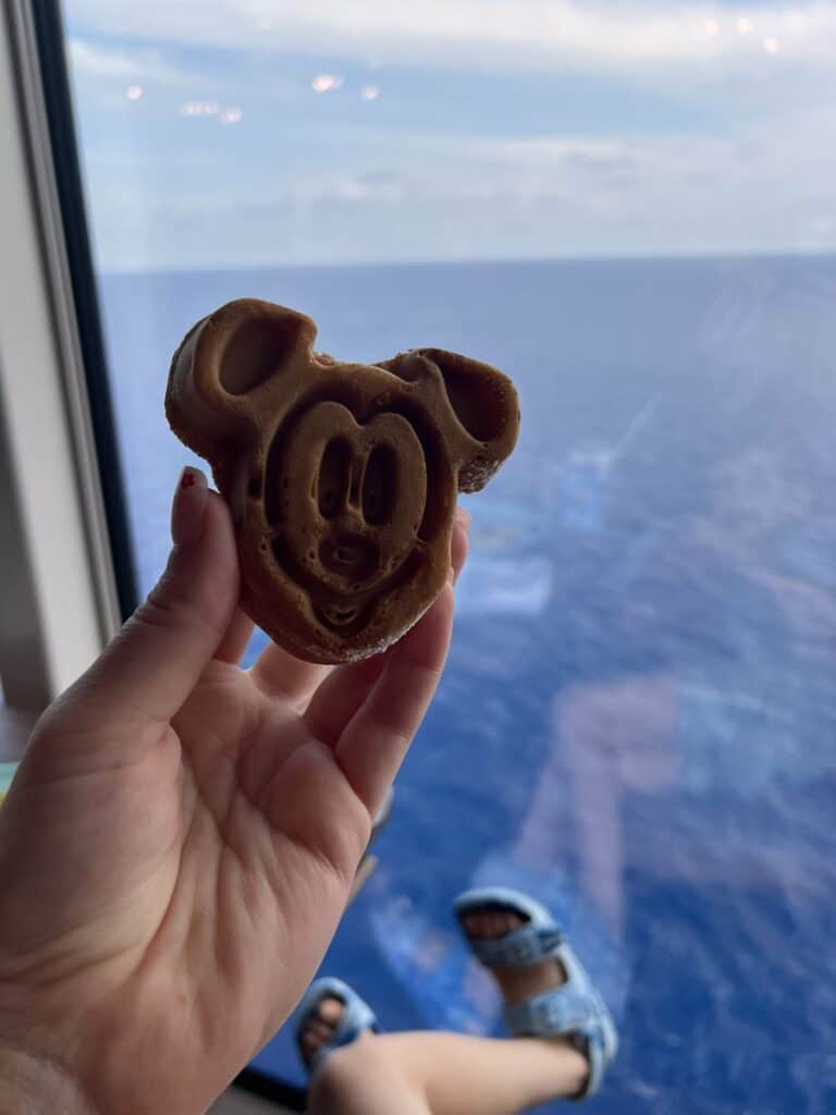 breakfast on the disney treasure