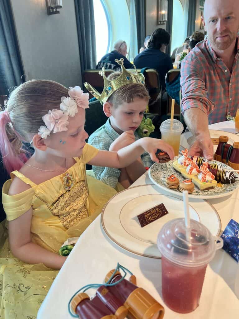 adventure tea on the disney treasure