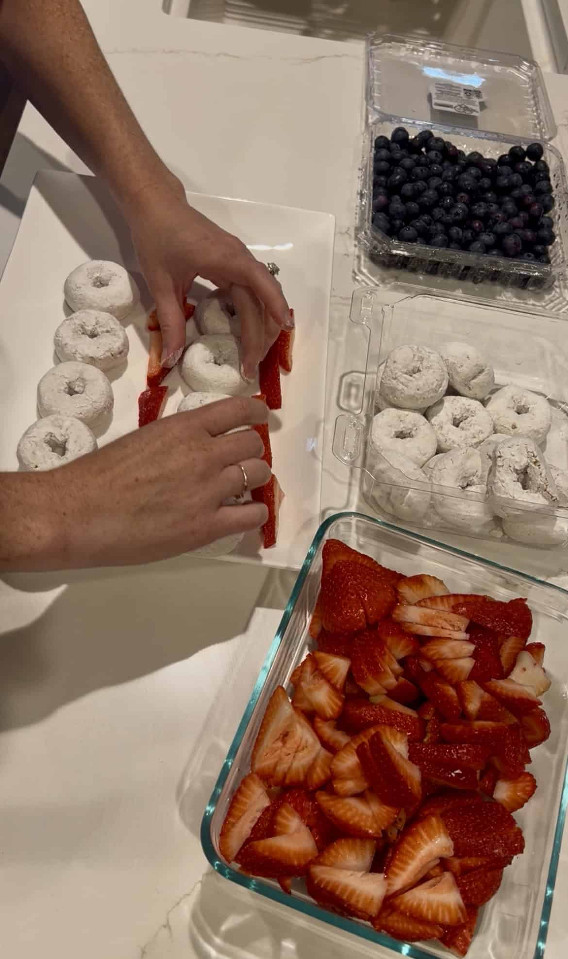 Easy American Flag Breakfast Tray