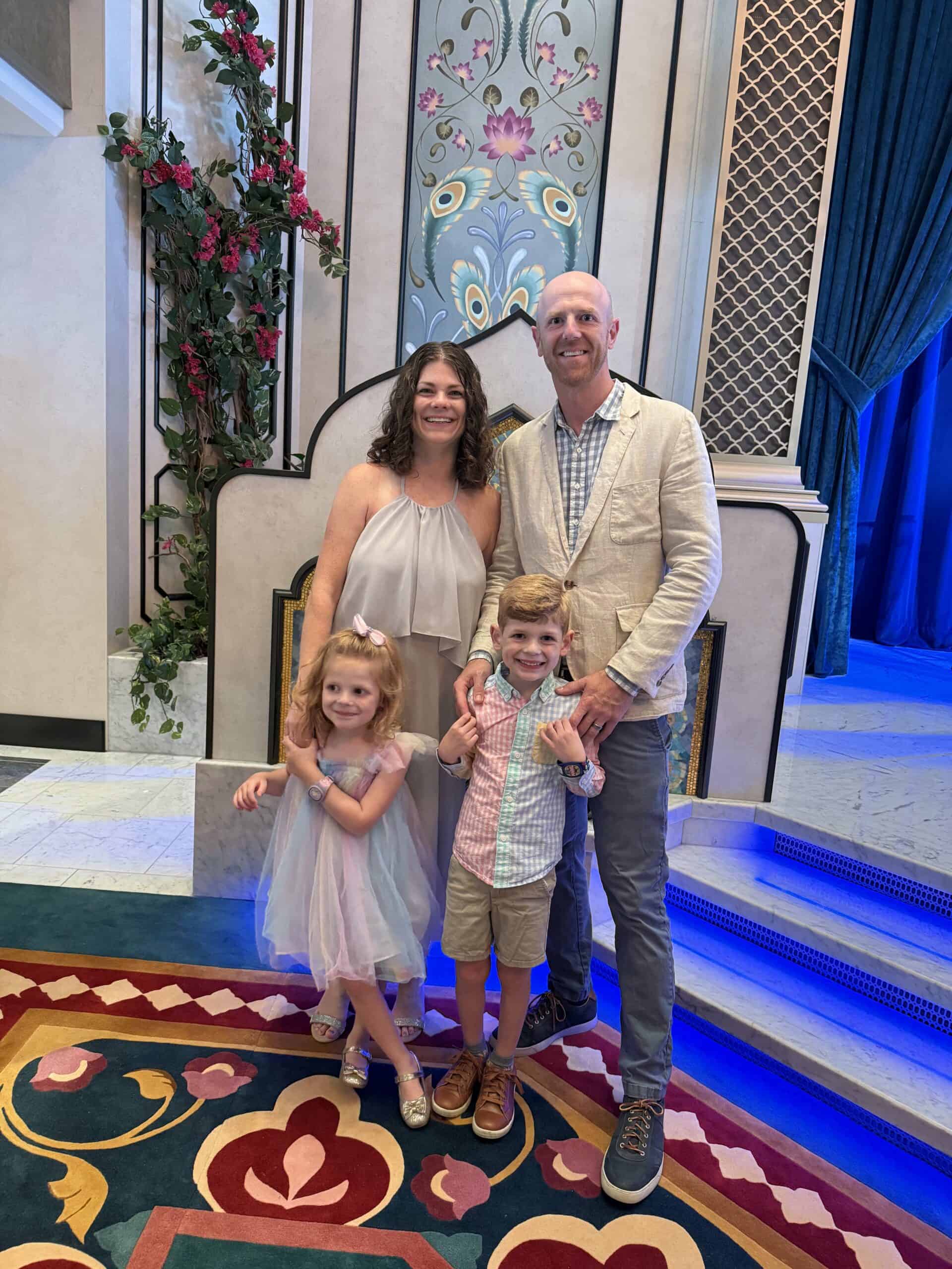 formal night on the disney treasure