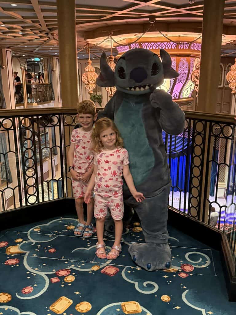 stitch on a disney cruise