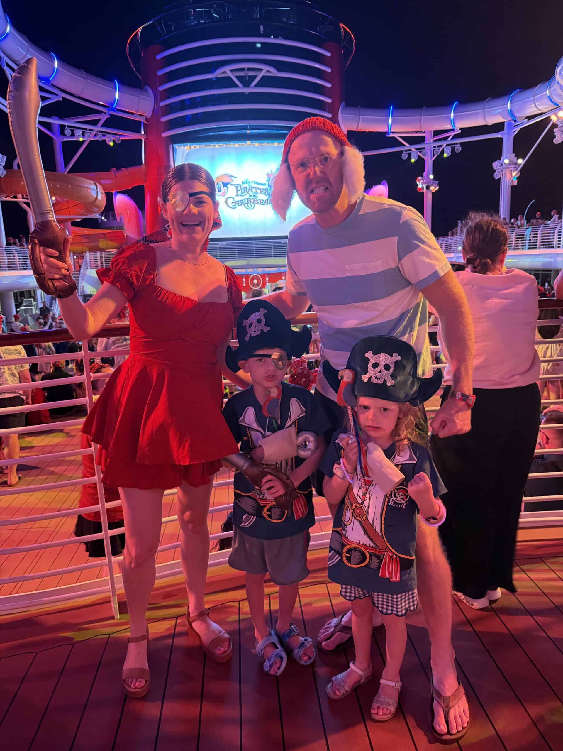 pirate night on the disney treasure