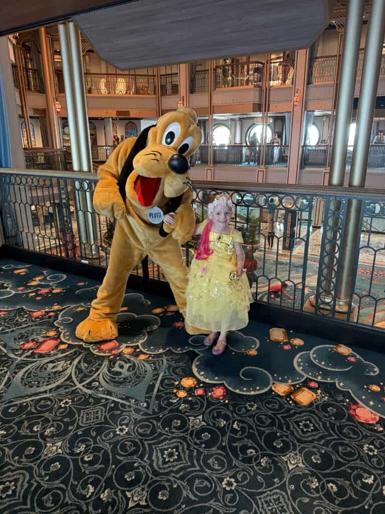 pluto on a disney cruise