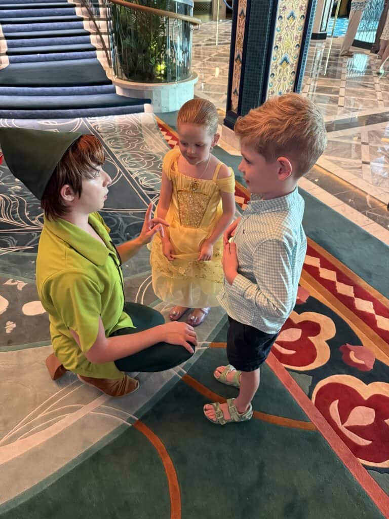 peter pan on a disney cruise