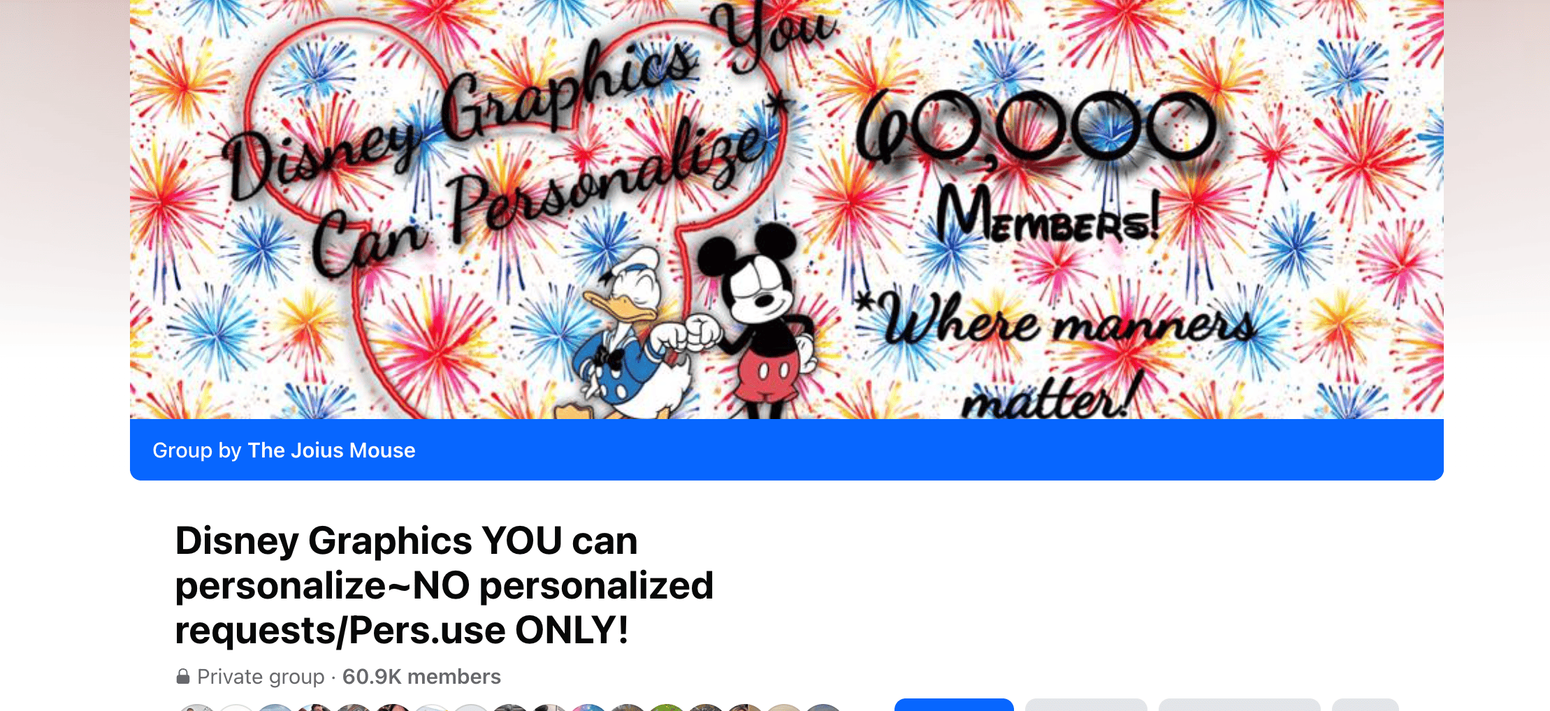 Facebook group where I get my magnet images for free