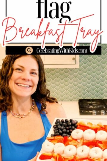 Easy American Flag Breakfast Tray for Kids