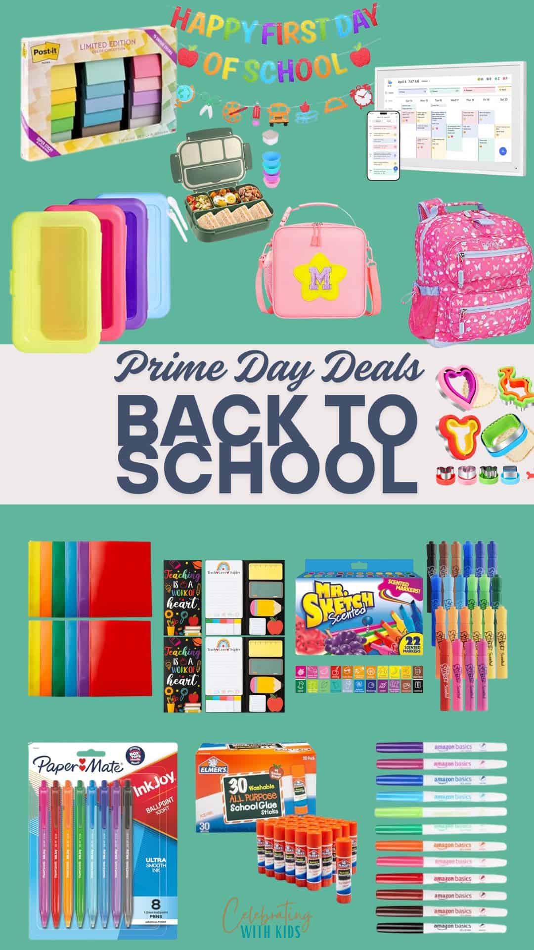 Prime Day Deals - back to school - Celebrating With Kids