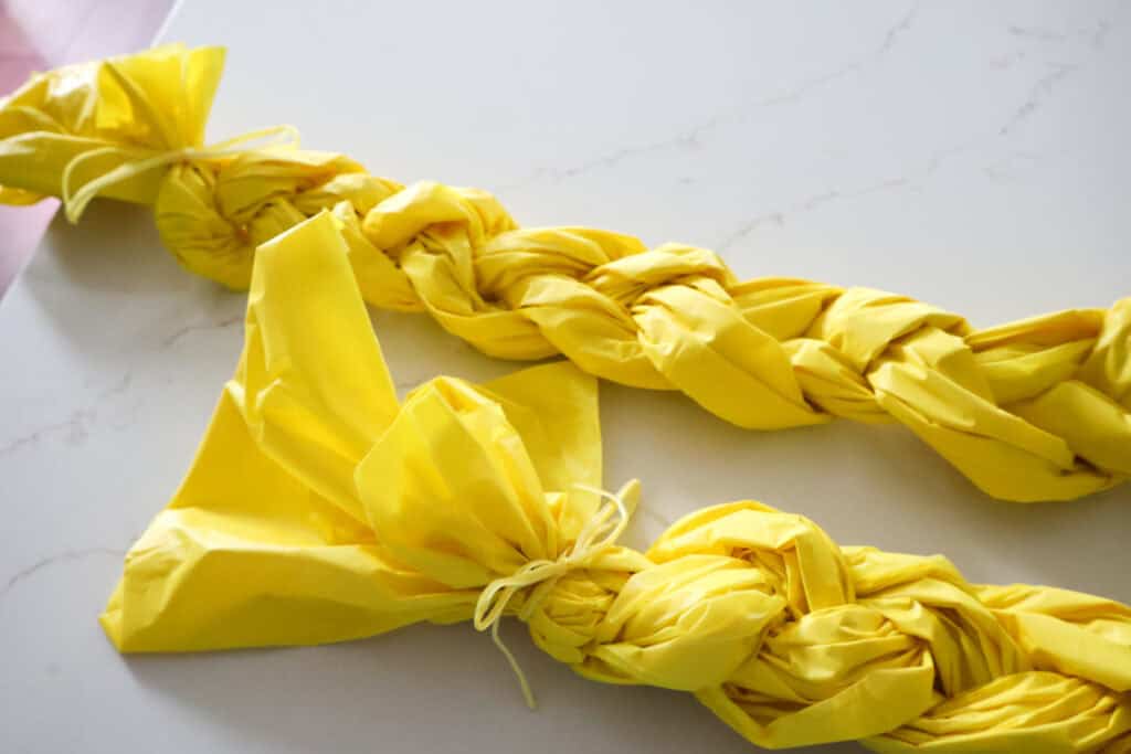tablecloth rapunzel hair