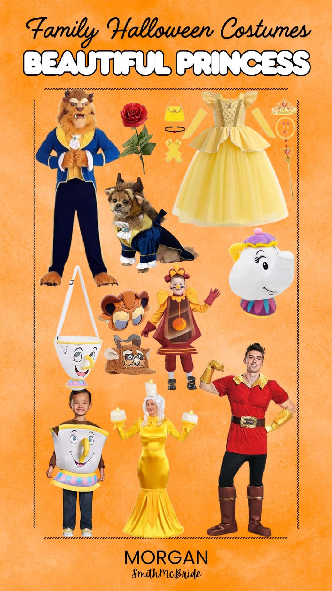 Beauty and the Beast Family Halloween Costumes