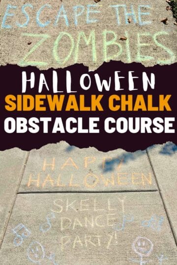 Halloween Sidewalk Chalk