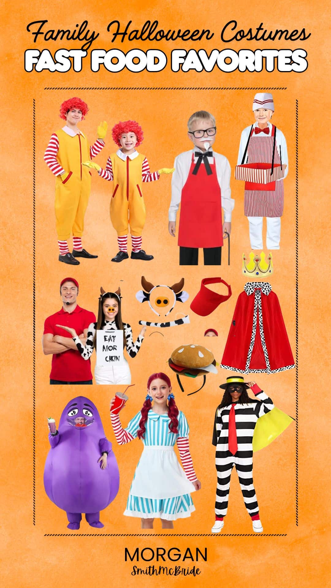 fast food family costumes
