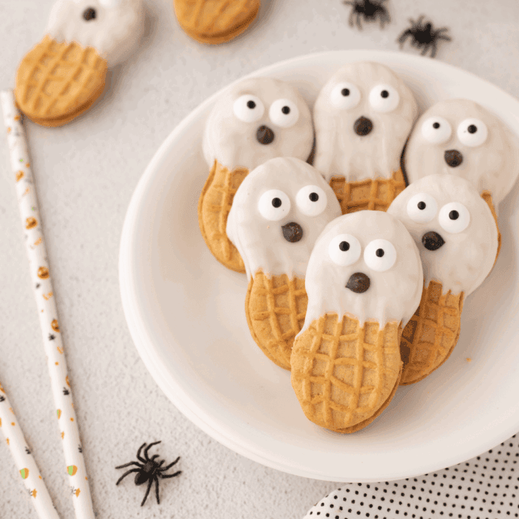 Image for The Cutest Ghost Nutter Butter Cookies