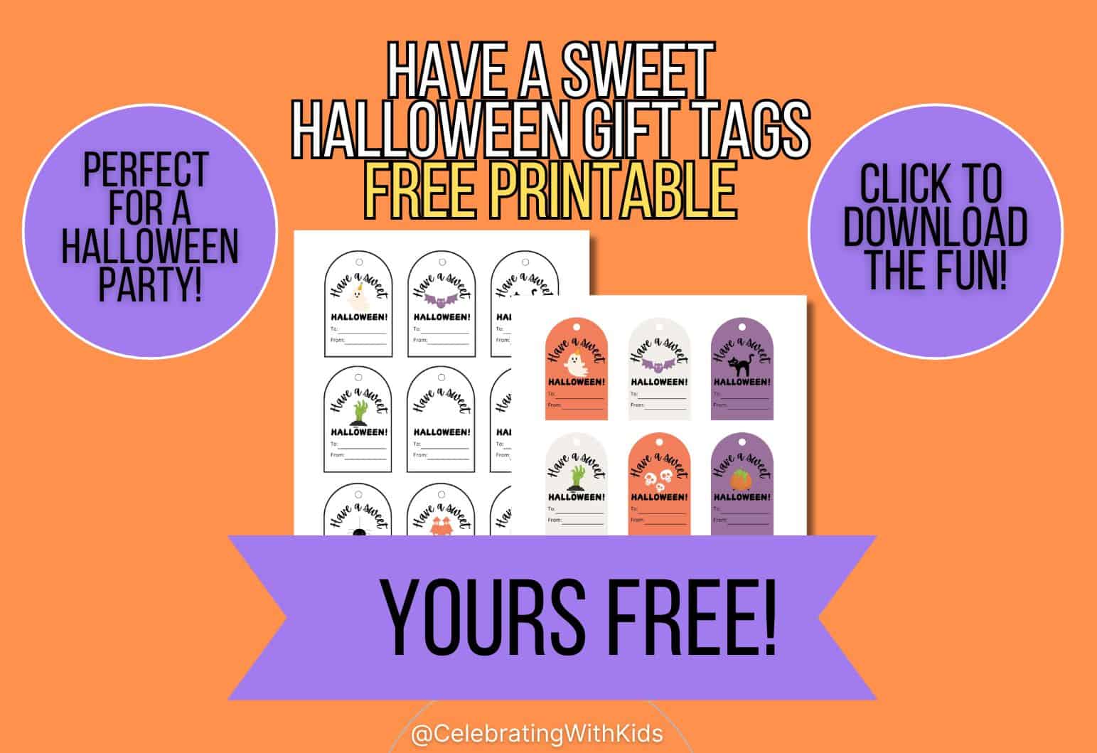 Have a sweet Halloween gift tag mock up (1)