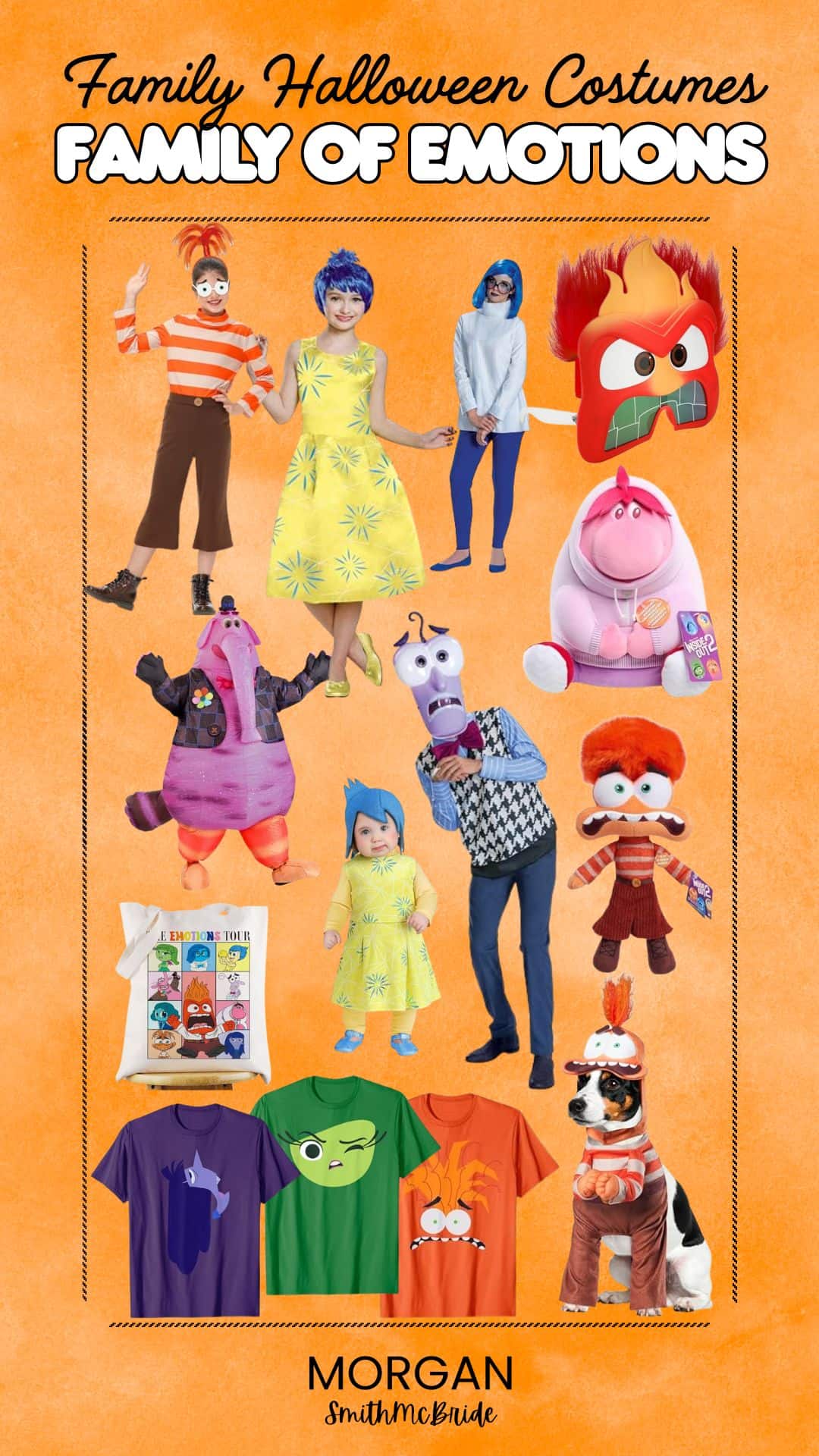 inside out 2 family costumes